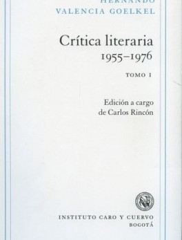 CRITICA LITERARIA. (I) 1955-1976 VALENCIA GOELKEL