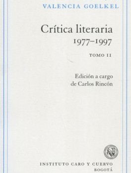 CRITICA LITERARIA. (II) 1977-1997 VALENCIA GOELKEL