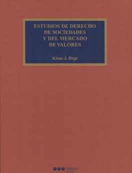 ESTUDIOS DE DERECHO DE SOCIEDADES Y DEL MERCADO DE VALORES