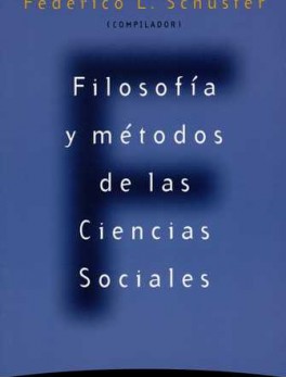 FILOSOFIA Y METODOS DE LAS CIENCIAS SOCIALES