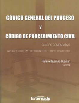 CODIGO GENERAL DEL PROCESO Y (1ª ED) CODIGO DE PROCEDIMIENTO CIVIL