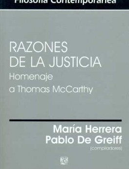 RAZONES DE LA JUSTICIA HOMENAJE A THOMAS MCCARTHY