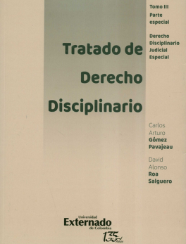 TRATADO DE DERECHO (III) DISCIPLINARIO PARTE ESPECIAL